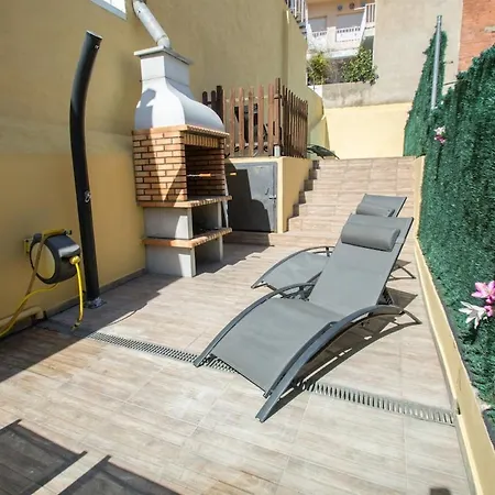 Casa Con Piscina En El Centro De Calella, Aire Casa de vacances
